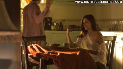 Jessica Whitaker Shirt Kitchen Celebrity Posing Hot Beautiful Braless Babe Straight