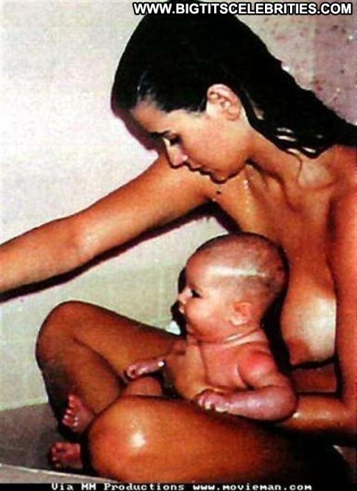 Demi Moore Sensual Posing Hot Celebrity Cute Straight Big Tits Brunette Pretty