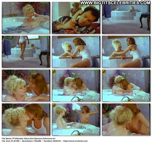 Kim Dawson Pretty Straight Celebrity Sexy Video Vixen Big Tits Blonde Posing Hot