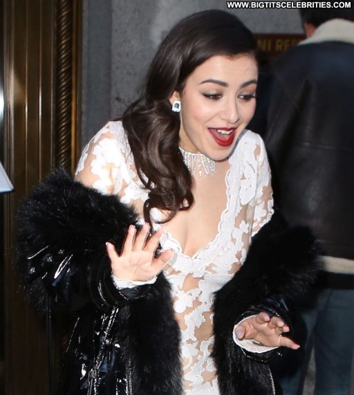 Charli Xcx Beautiful Posing Hot Celebrity Straight Babe Public See Through