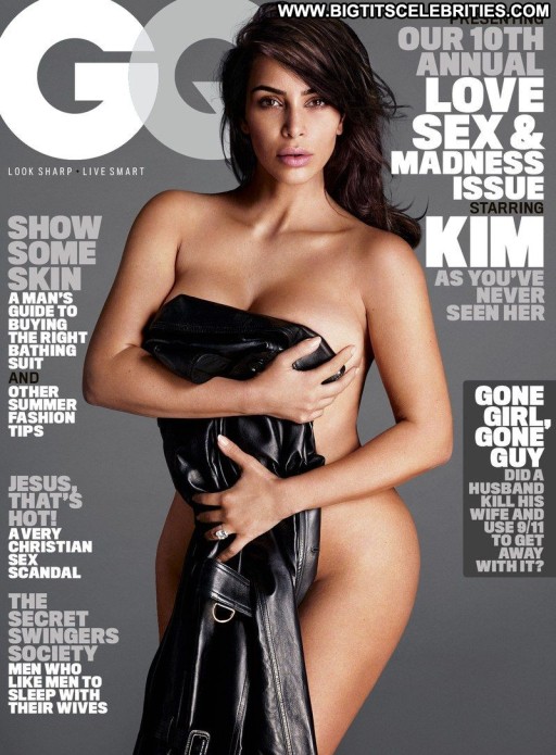 Kim Kardashian Straight Magazine Sexy Posing Hot Celebrity Beautiful Babe American Nude