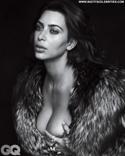 Kim Kardashian Straight Magazine Sexy Posing Hot Celebrity Beautiful Babe American Nude