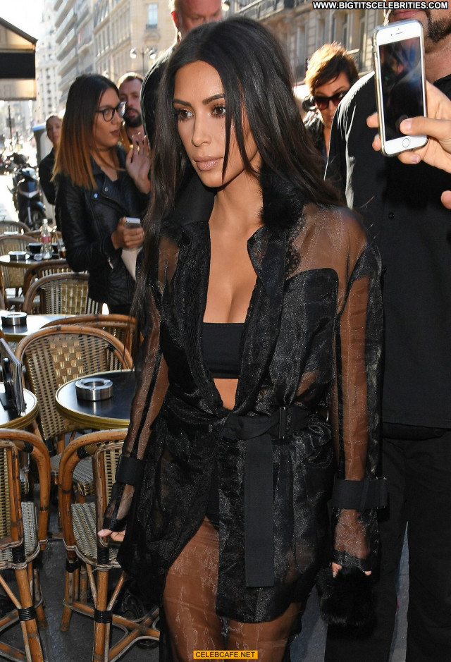Kim Kardashian No Source Ass Beautiful Celebrity Babe Posing Hot Paris