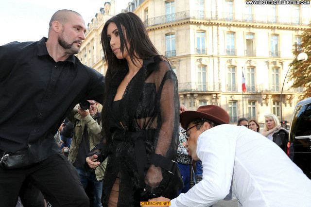 Kim Kardashian Posing Hot Celebrity Paris Beautiful Ass Babe Doll