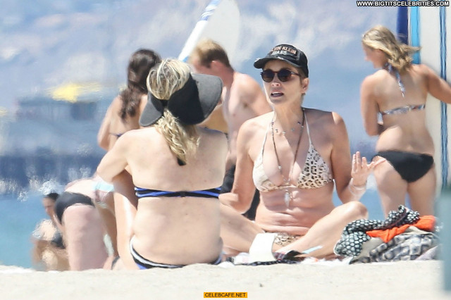 Sharon Stone No Source Bikini Posing Hot Babe Beautiful Celebrity Tit