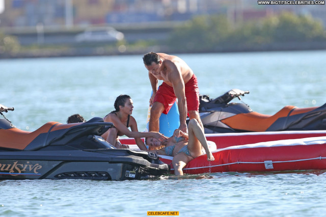 Joanna Krupa No Source Topless Celebrity Babe Beautiful Yacht Posing