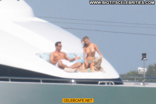 Joanna Krupa Posing Hot Yacht Toples Topless Babe Beautiful