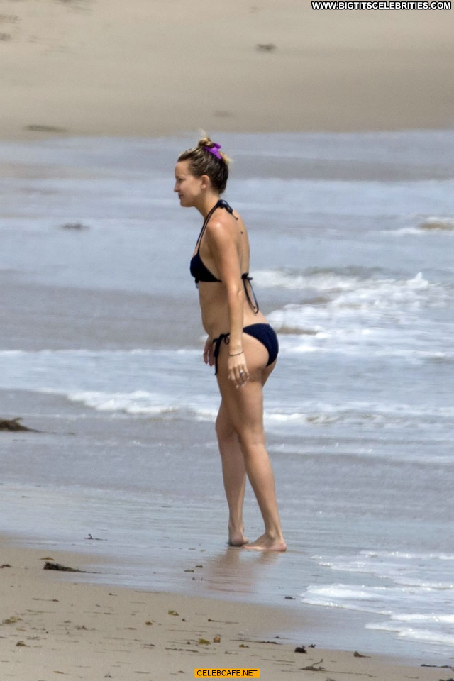 Kate Hudson No Source Beautiful Malibu Beach Bikini Celebrity Mali