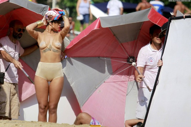 Rihanna No Source Photoshoot Posing Hot Pasties Toples Babe Topless