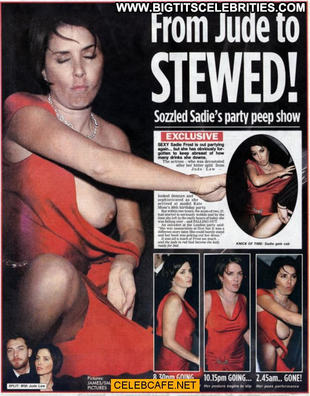 Sadie Frost No Source Upskirt Boobs Celebrity Posing Hot Big Tits