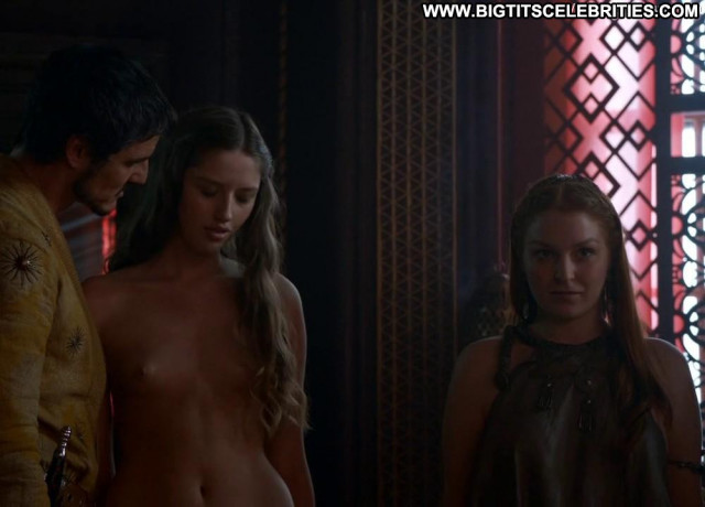 Josephine Gillan Game Of Thrones Beautiful Posing Hot Breasts