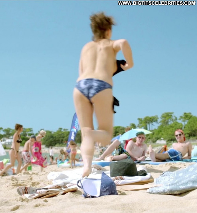 Margaux Rossi The Beach Nice Big Tits Toples Topless Bikini Posing