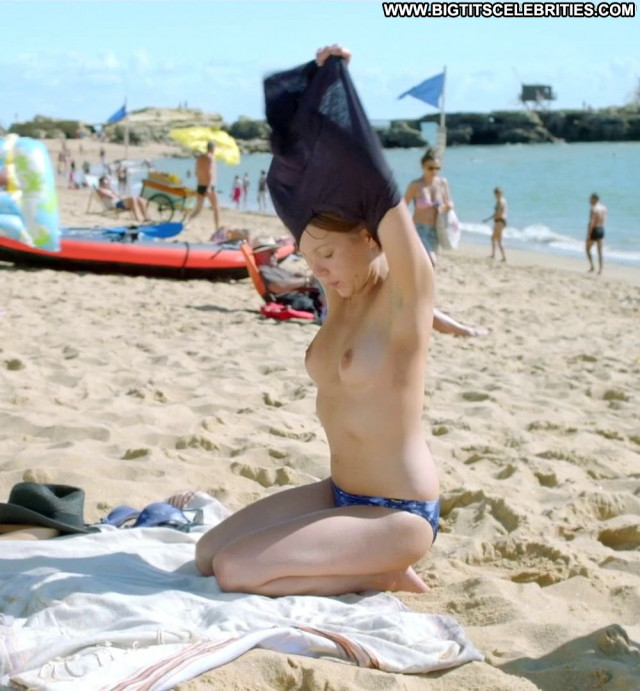 Margaux Rossi The Beach Beach Babe French Bikini Toples Posing Hot