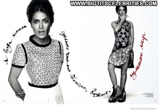 Salma Hayek Beautiful Babe Russia Paparazzi Straight Celebrity Posing Hot