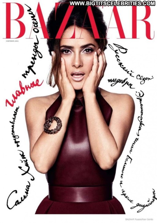Salma Hayek Beautiful Babe Russia Paparazzi Straight Celebrity Posing Hot