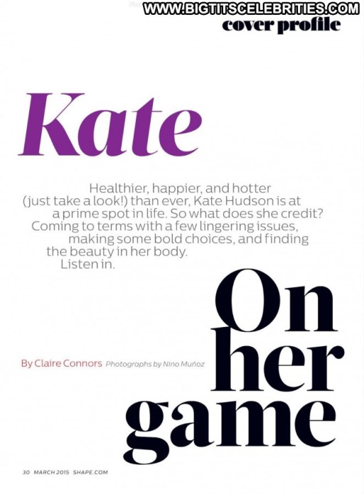 Kate Hudson Paparazzi Straight Celebrity Magazine Beautiful Posing Hot Babe