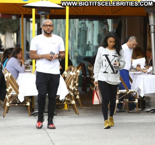 Karrueche Tran Paparazzi Posing Hot Beautiful Babe Straight Celebrity