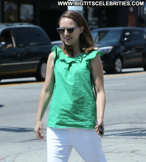 Natalie Portman Babe Straight Celebrity Paparazzi Posing Hot Beautiful Angel Los Angeles