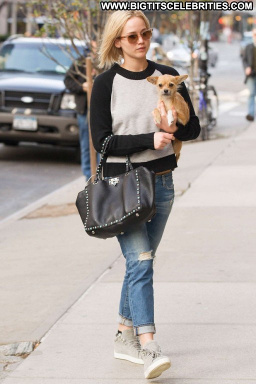 Jennifer Lawrence Hot Beautiful Posing Hot Paparazzi Straight Celebrity Babe Hotel