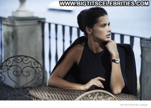 Adriana Lima Posing Hot Paparazzi Celebrity Straight Babe Beautiful