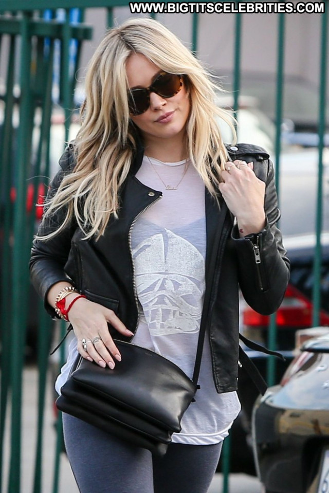 Hilary Duff Beverly Hills Posing Hot Celebrity Babe Paparazzi
