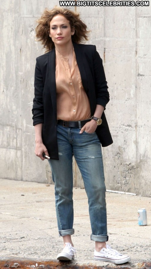 Jennifer Lopez Babe Posing Hot Straight Celebrity Beautiful Paparazzi
