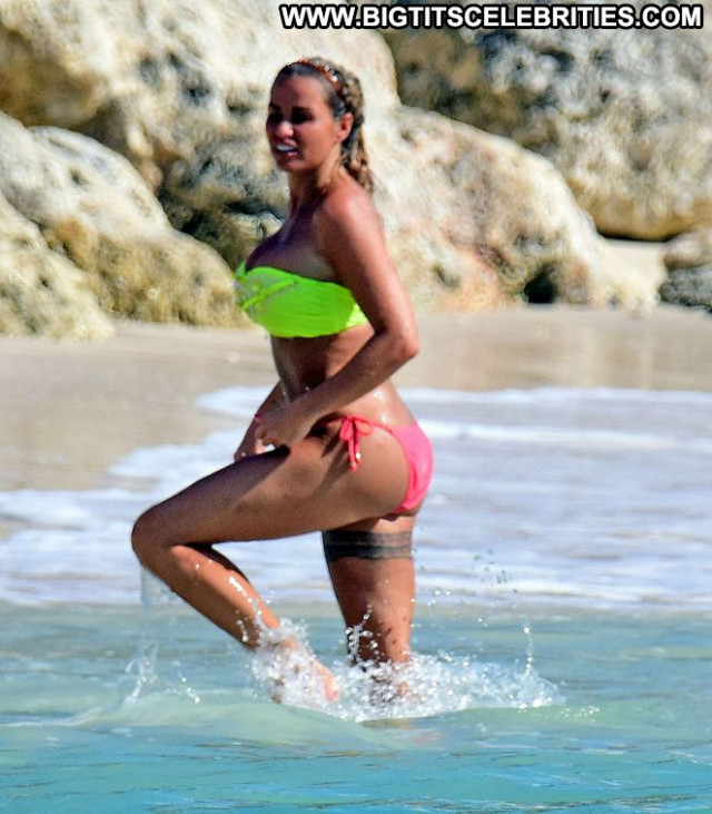 Katie Price The Beach Celebrity Barbados Babe Posing Hot Beautiful