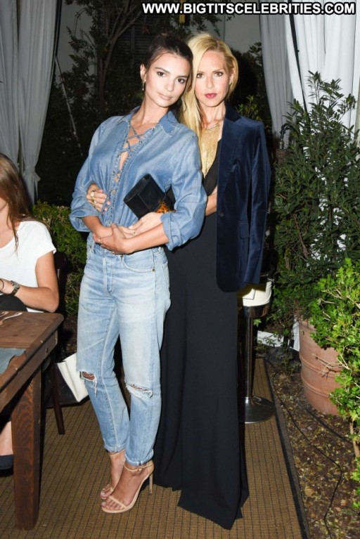 Emily Ratajkowski Straight Babe Paparazzi Angel Posing Hot Los Angeles Celebrity Denim Beautiful