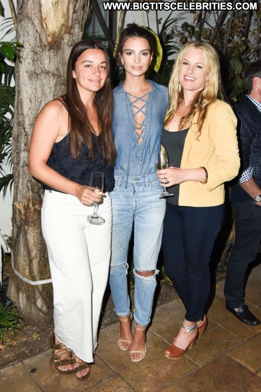 Emily Ratajkowski Straight Babe Paparazzi Angel Posing Hot Los Angeles Celebrity Denim Beautiful