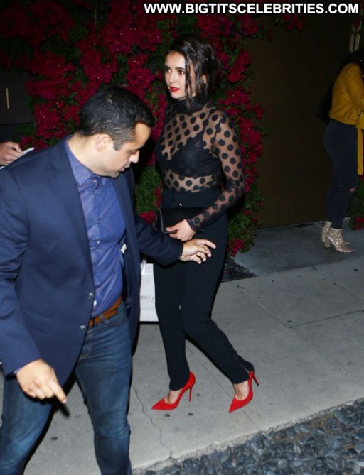 Nina Dobrev Posing Hot Paparazzi West Hollywood Straight Babe Beautiful Hollywood Celebrity
