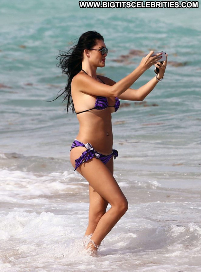 Karin Chiche The Beach Paparazzi Beach Celebrity Babe Bikini