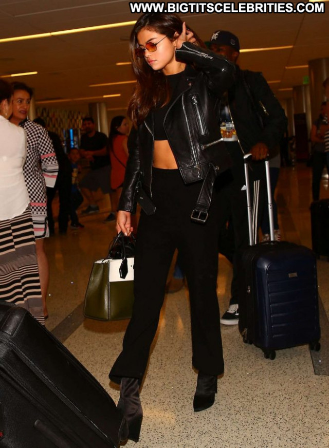 Selena Gomez Lax Airport  Paparazzi Posing Hot Lax Airport Beautiful