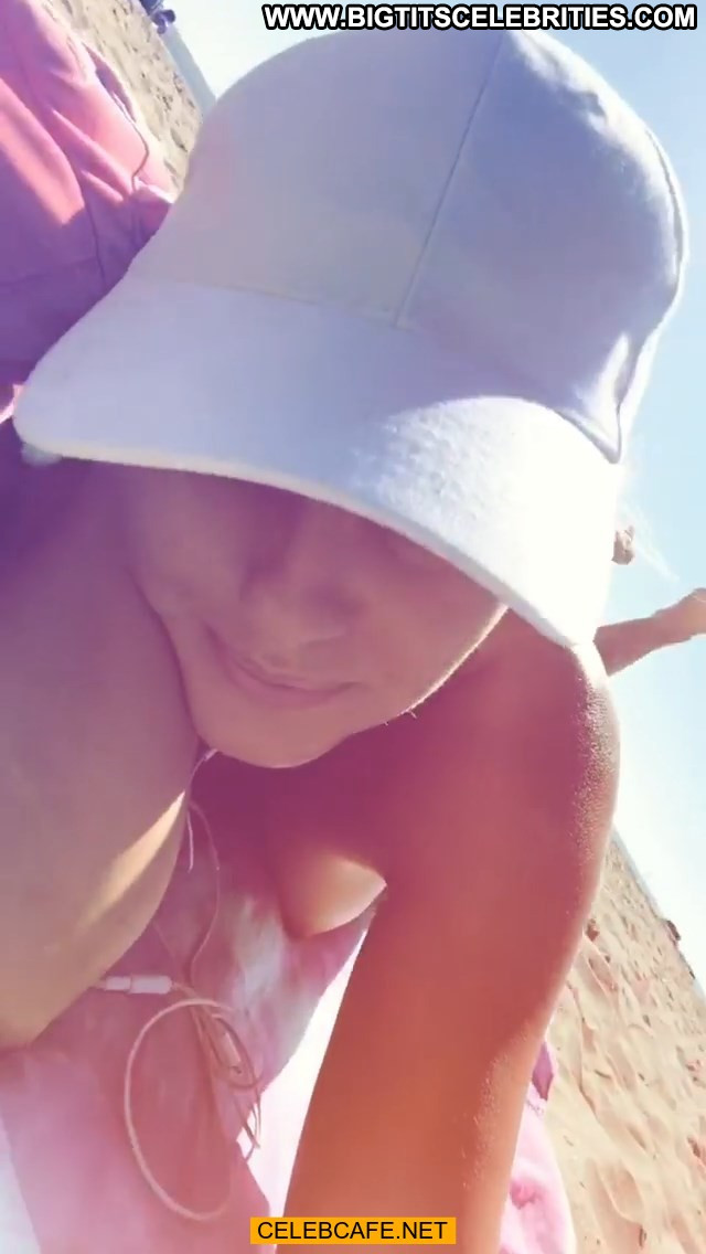 Alexandra Stan The Beach  Toples Celebrity Babe Posing Hot Beautiful