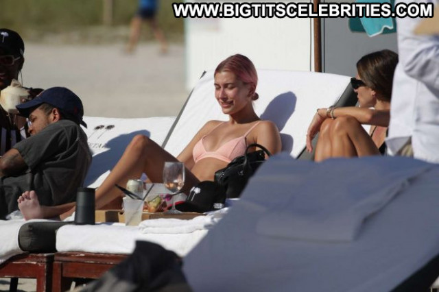 Pink No Source Bikini Beach Paparazzi Celebrity Babe Posing Hot