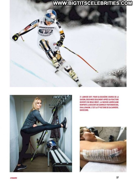 Lindsey Vonn Straight Celebrity Babe Paparazzi Magazine Beautiful Posing Hot