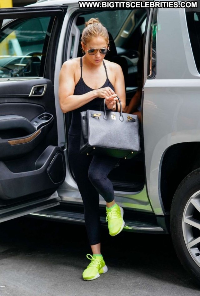 Jennifer Lopez New York New York Paparazzi Celebrity Babe Black