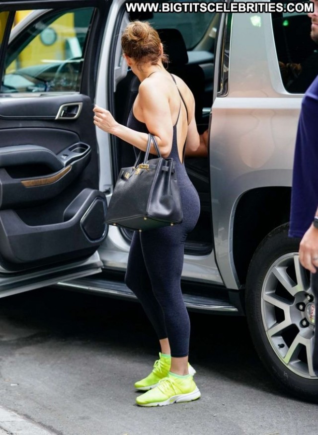 Jennifer Lopez New York Posing Hot Paparazzi New York Celebrity Black