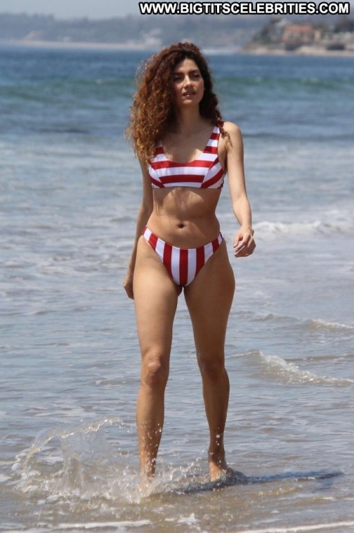Blanca Blanco Celebrity Beach Babe Posing Hot Straight Bikini Beautiful Malibu Paparazzi Mali