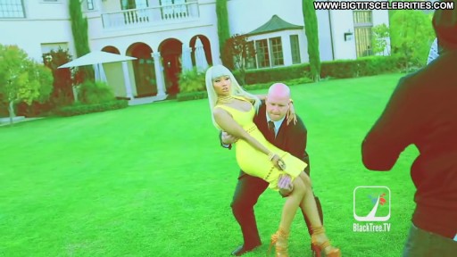 Nicki Minaj Behind The Scenes Beautiful Posing Hot Celebrity School Babe Straight
